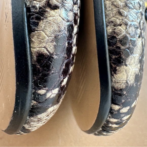 EVERLANE Italian Leather Day Ballet Flat Snake Print 9.5 - Picture 14 of 16